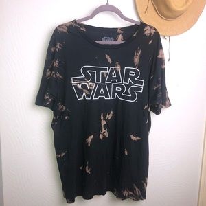 STAR WARS XL Black Acid Wash Graphic Tee 🌟Sale🌟